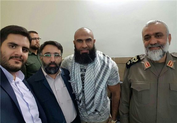 ابوعزرائیل در کنار سردار نقدی/عکس