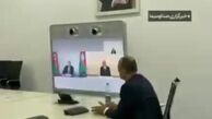 رفتار عجیب الهام علی اف با رستم قاسمی وزیر راه و شهر سازی در باکو: آنلاین گفت‌وگو کنیم!