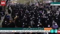 تشییع پیکر آیت‌الله علوی گرگانی در گرگان