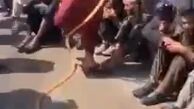  رفتار عجیب طالبان با معتادان سطح شهر !