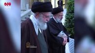 فیلم منتشر نشده از احوالپرسی و روبوسی رئیسی با رهبر انقلاب