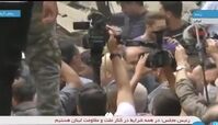 ویدئویی از حضور قالیباف در محل شهادت سید حسن نصرالله در لبنان