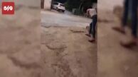 سنگ‌ باران کاروان نظامی صهیونیست‌ ها